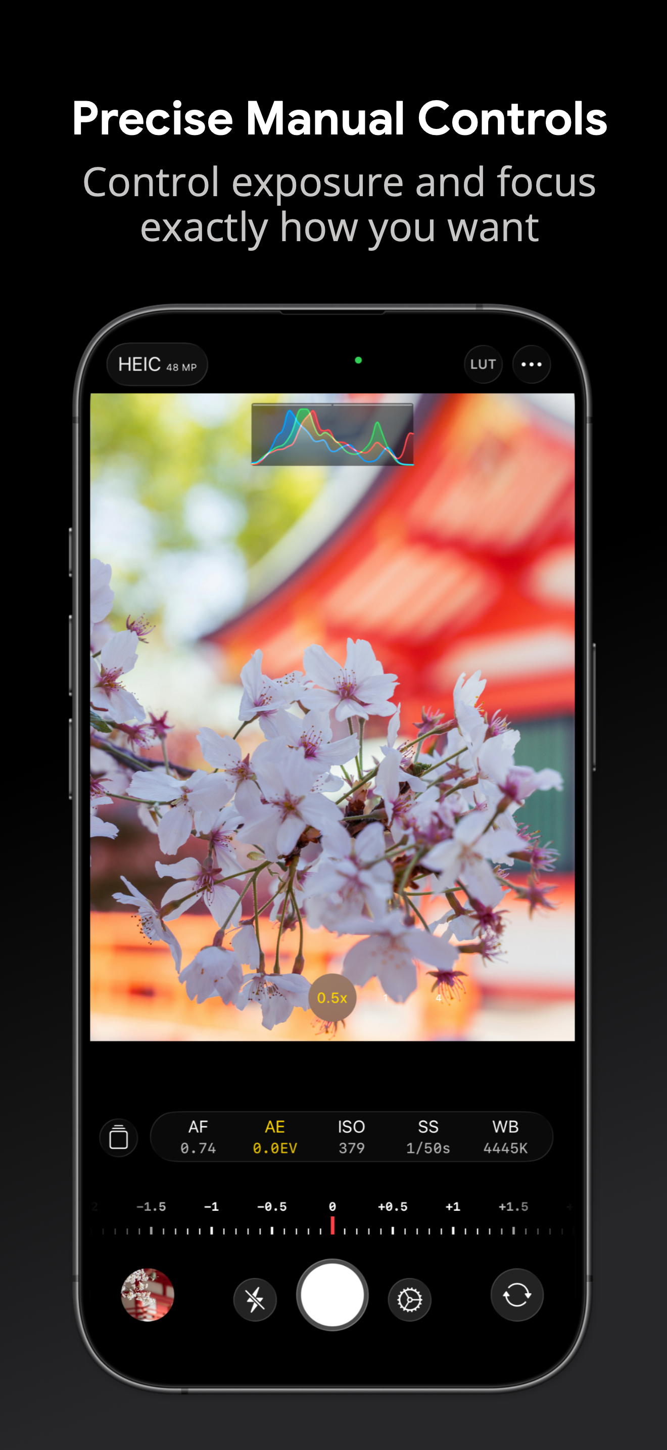 MyCam Pro – 48MP Manual ProCam screenshot 3
