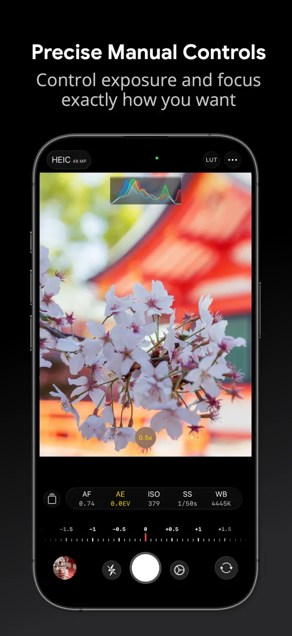 Screenshot #3 pour MyCam Pro – 48MP Manual ProCam