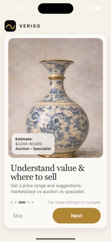 Veriso - Art Expertise & Value screenshot