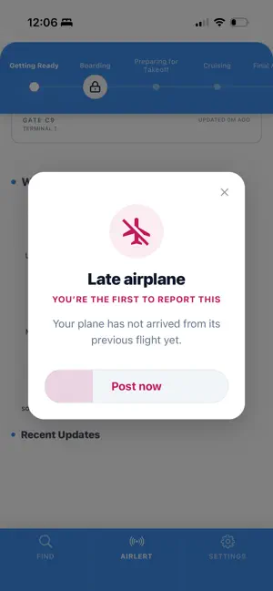 Airlert screenshot 3