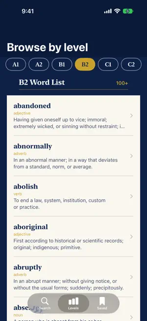 CEFR Dictionary: IELTS Vocab screenshot 2
