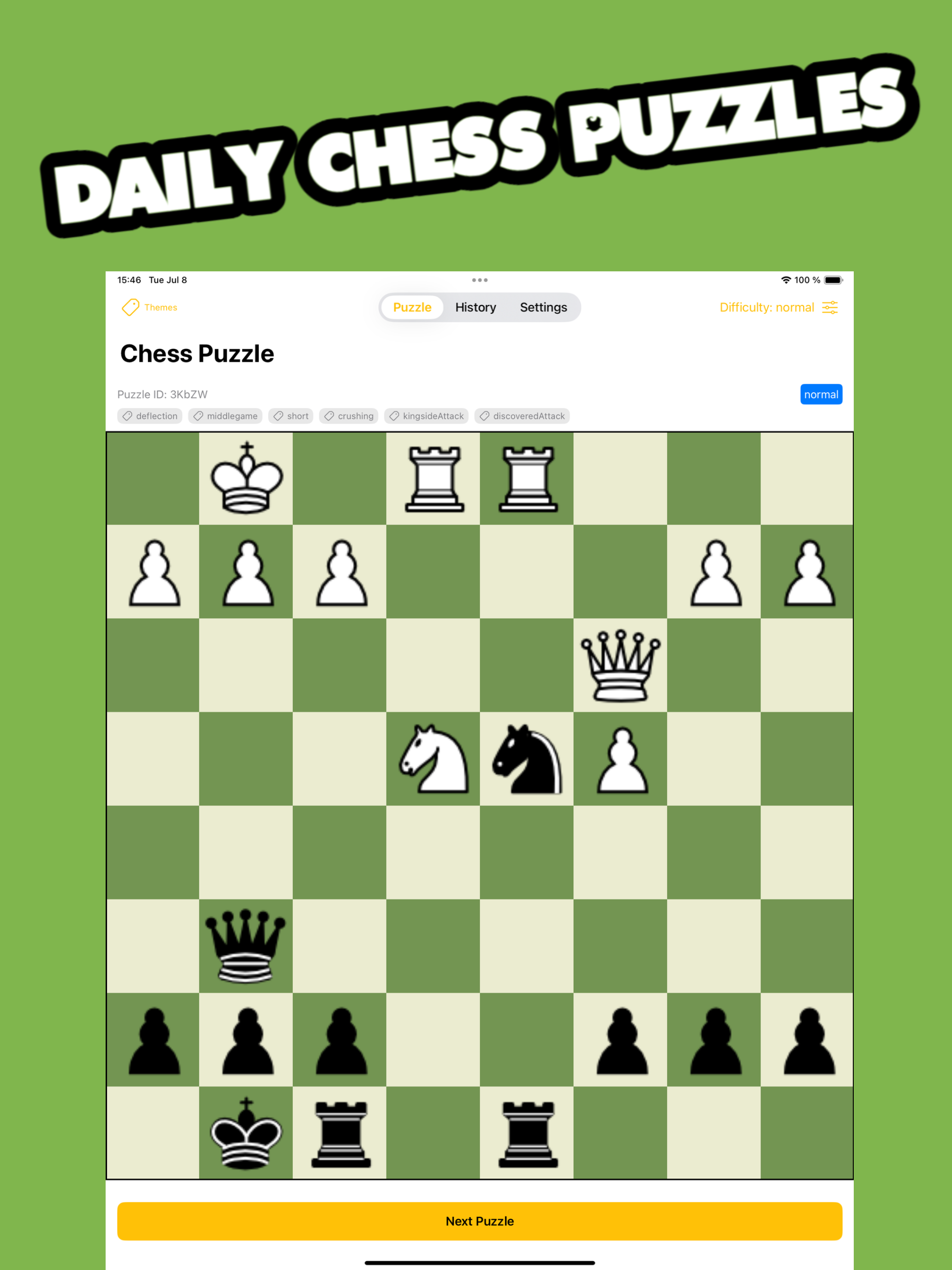 ChessTakeTake - Puzzle tactics