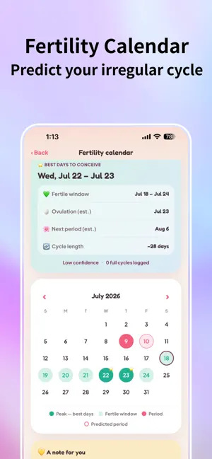 PCOS AI: Period & Diet Tracker screenshot 4