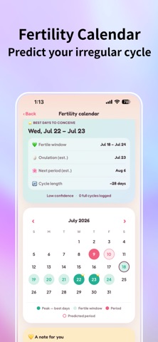 PCOS AI: Period & Diet Tracker Screenshot 4 of 9
