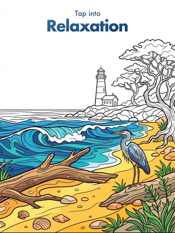 Crayola Adult Coloring Books iPad screenshot