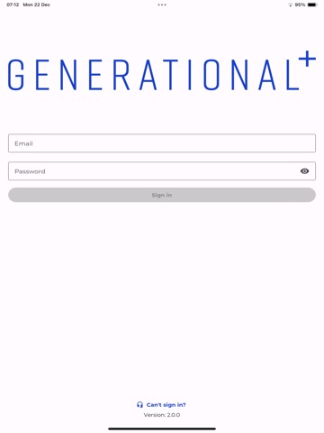 Gen+ iPad screenshot