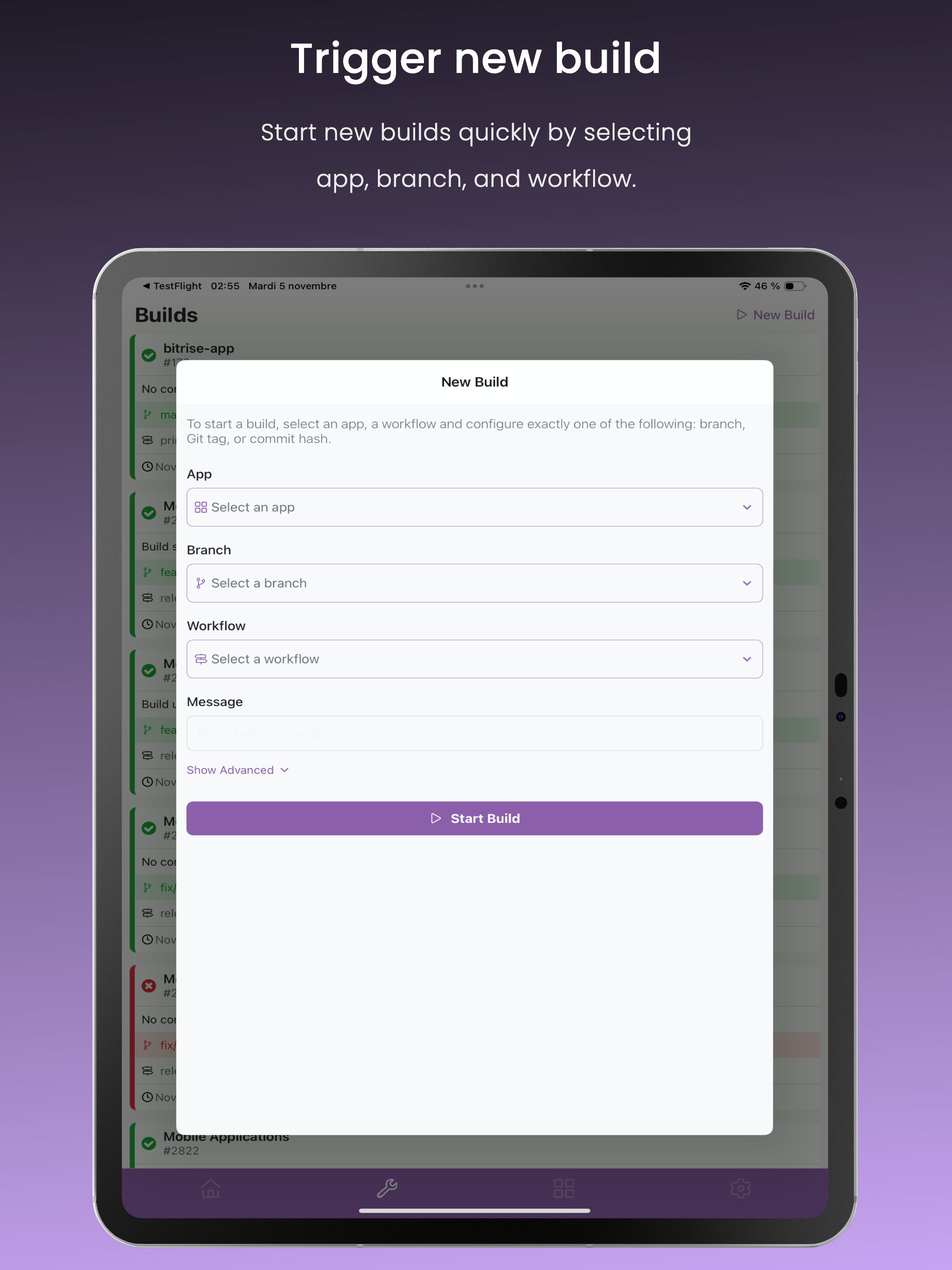 BuildRise - Bitrise client