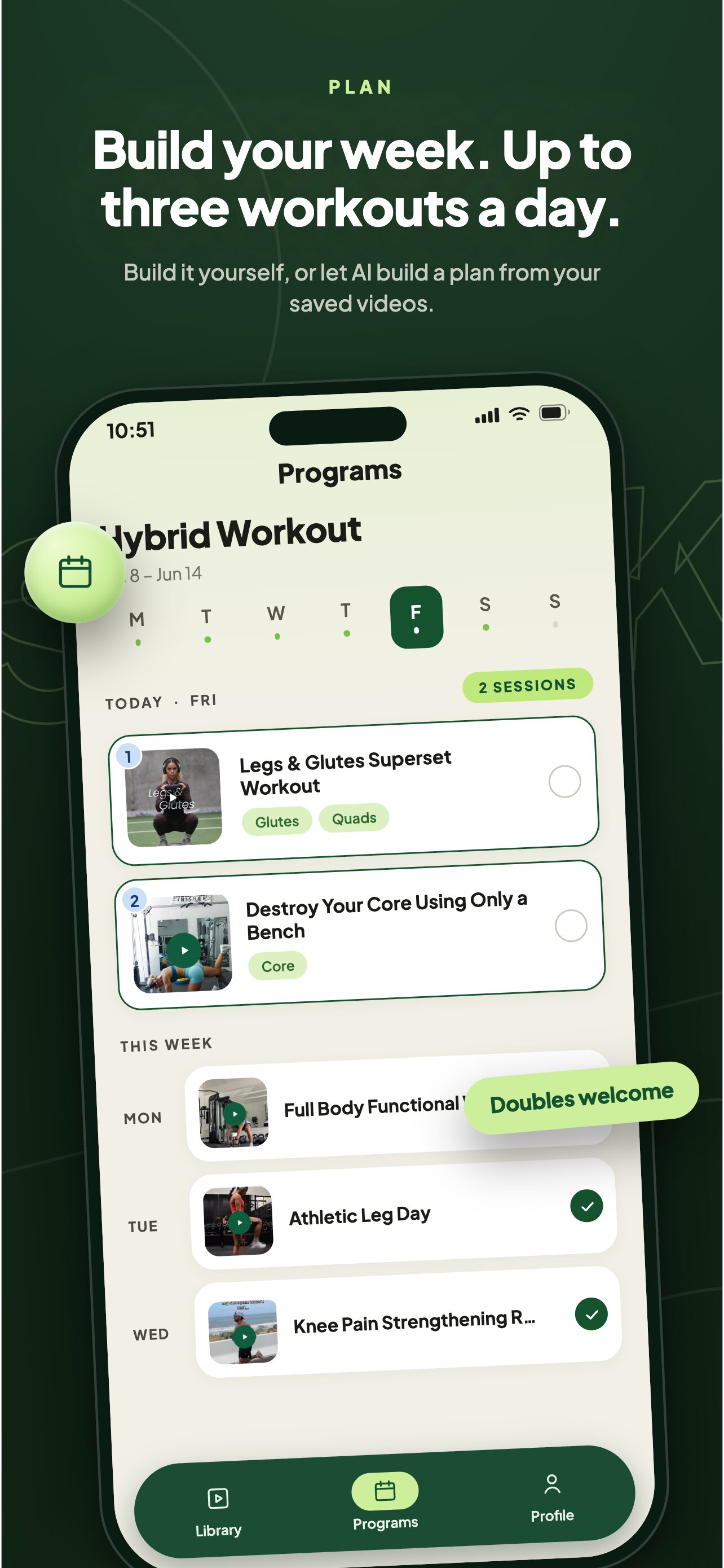FitLocker - Save Workouts
