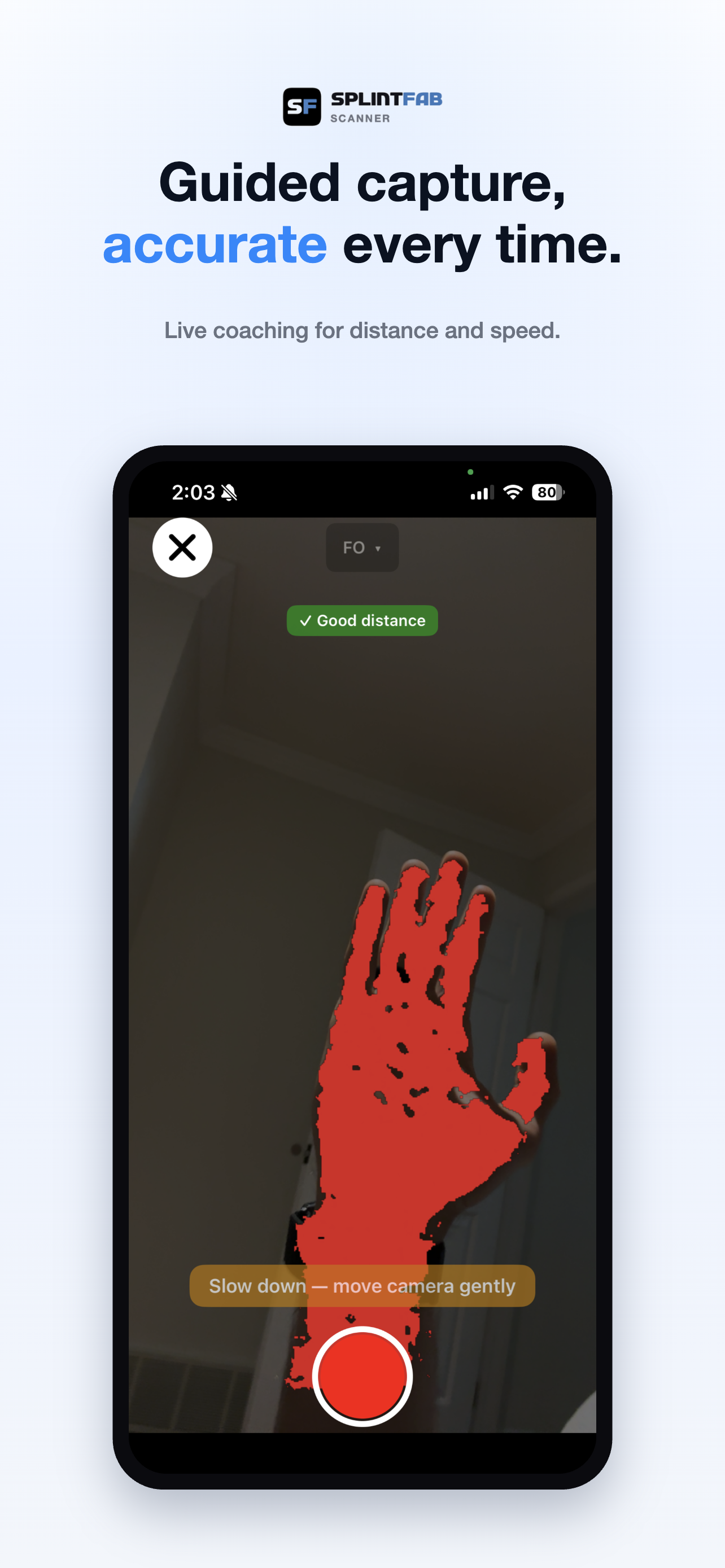 SplintFab Scanner screenshot 2