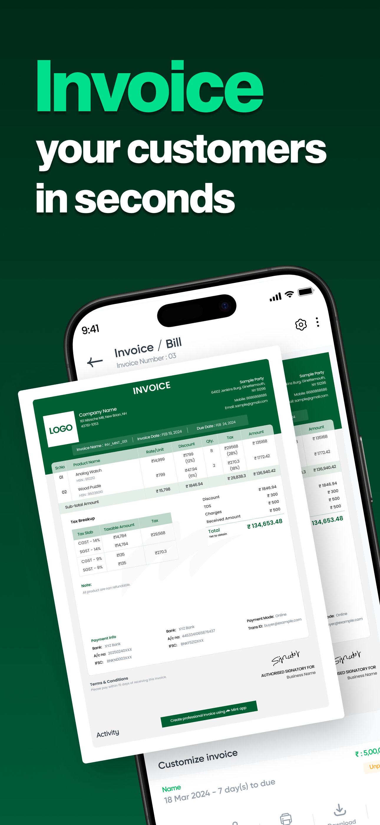Invoice Maker - Easy Estimates