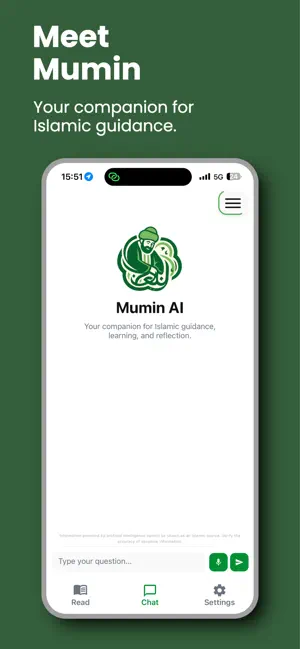 Mumin AI: Prayer Times & Qibla iPhone screenshot 1