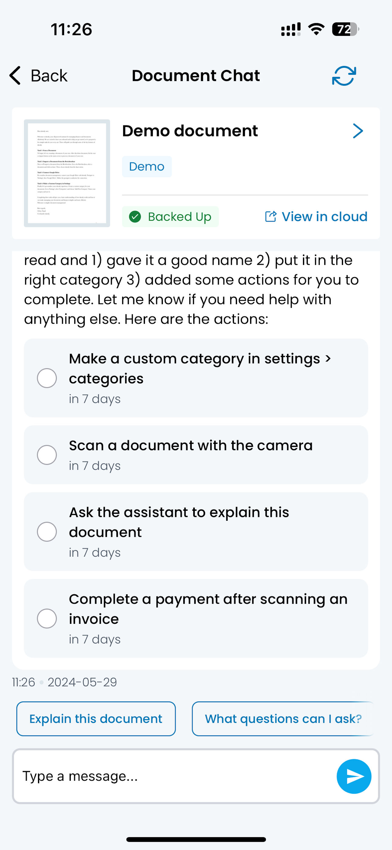 skendy: A.I. Document Scanner