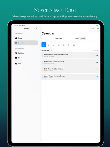 BizNava iPad screenshot