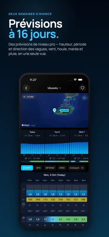 Surfcast: Prévisions Surf screenshot 1 of 6