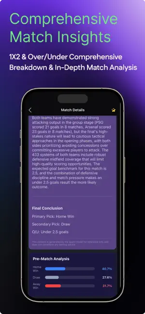 Scorly Football AI Prediction screenshot 4