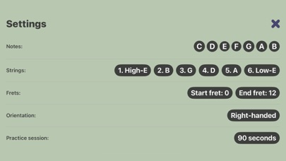 GuitarNotes - Master Fretboard Screenshot