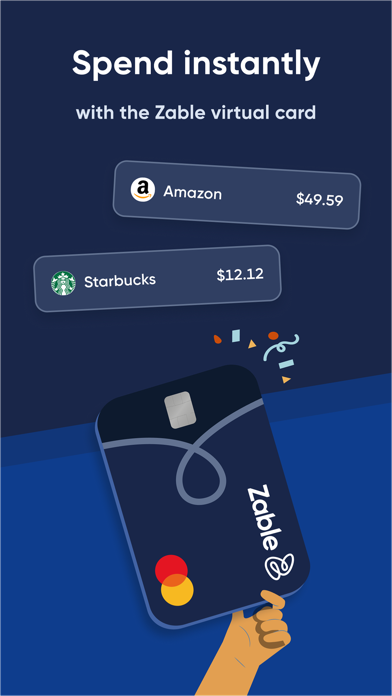 Zable Credit Card Screenshot