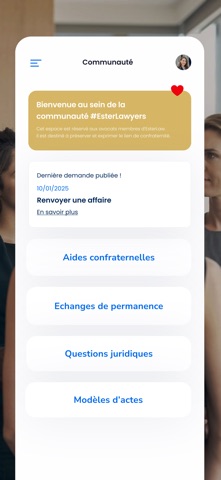 EsterLaw screenshot