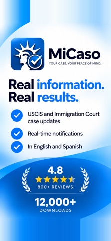 MiCaso: USCIS Case Tracker Screenshot 1 of 8