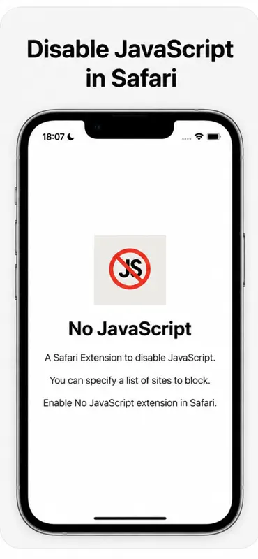 No JavaScript: Safari Blocker screenshot 2 of 3