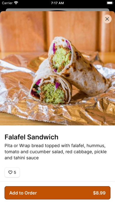 Zam-Zam Middle Eastern Grill Screenshot