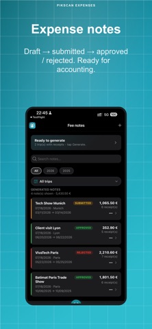 Pikscan: Expense reports Screenshot 3 of 9