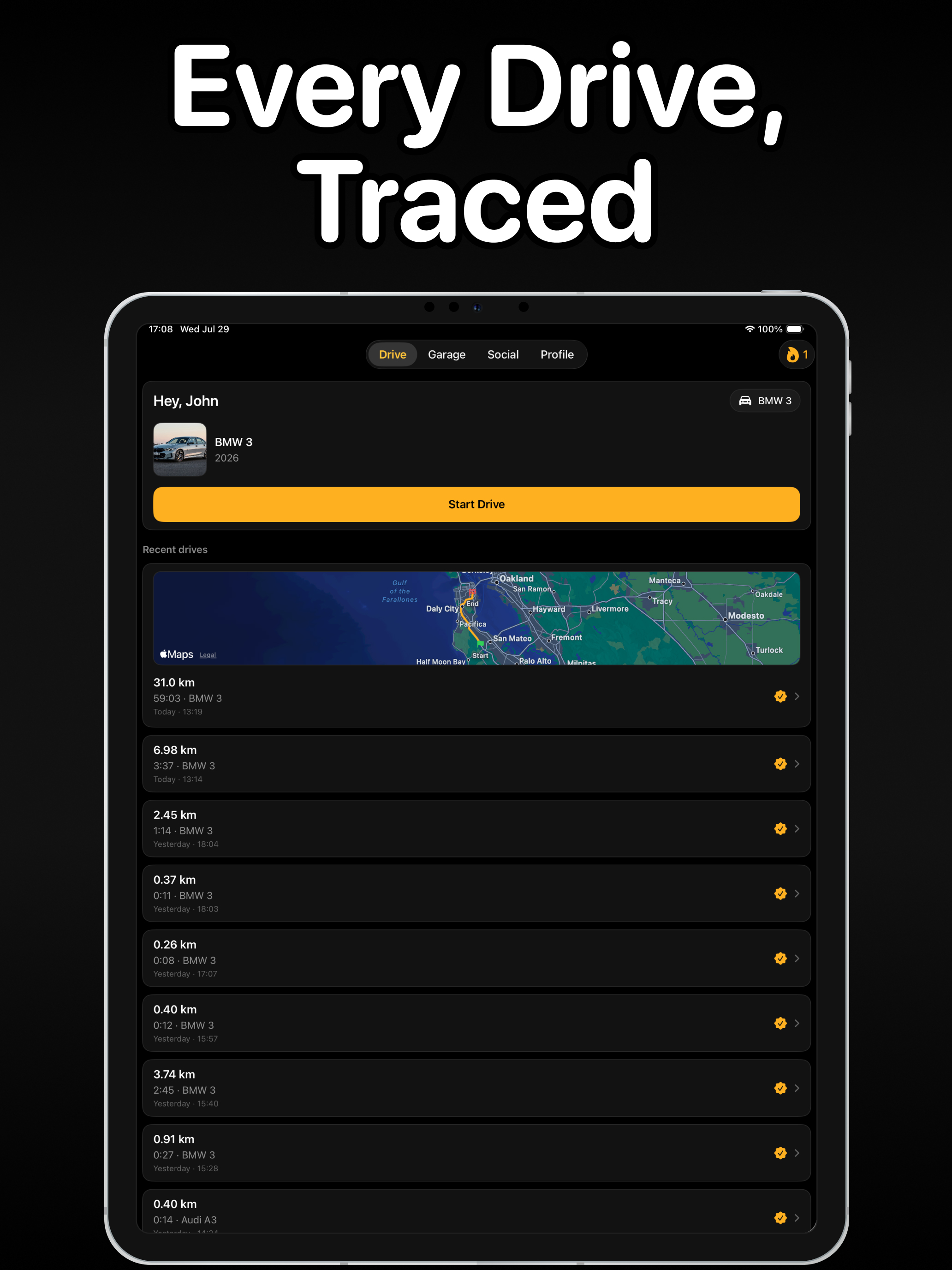 DriveTrace - Car Drive Tracker screenshot 6