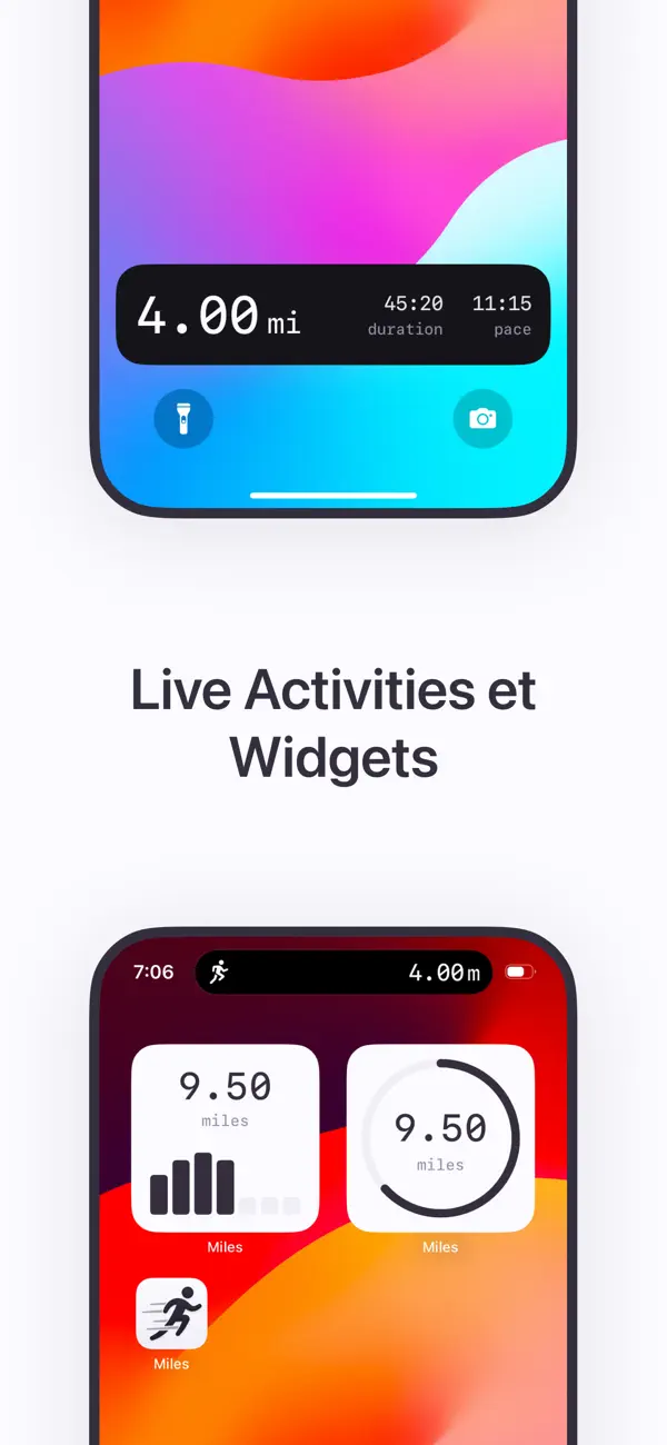 Screenshot #2 pour Miles - Suivi de Course