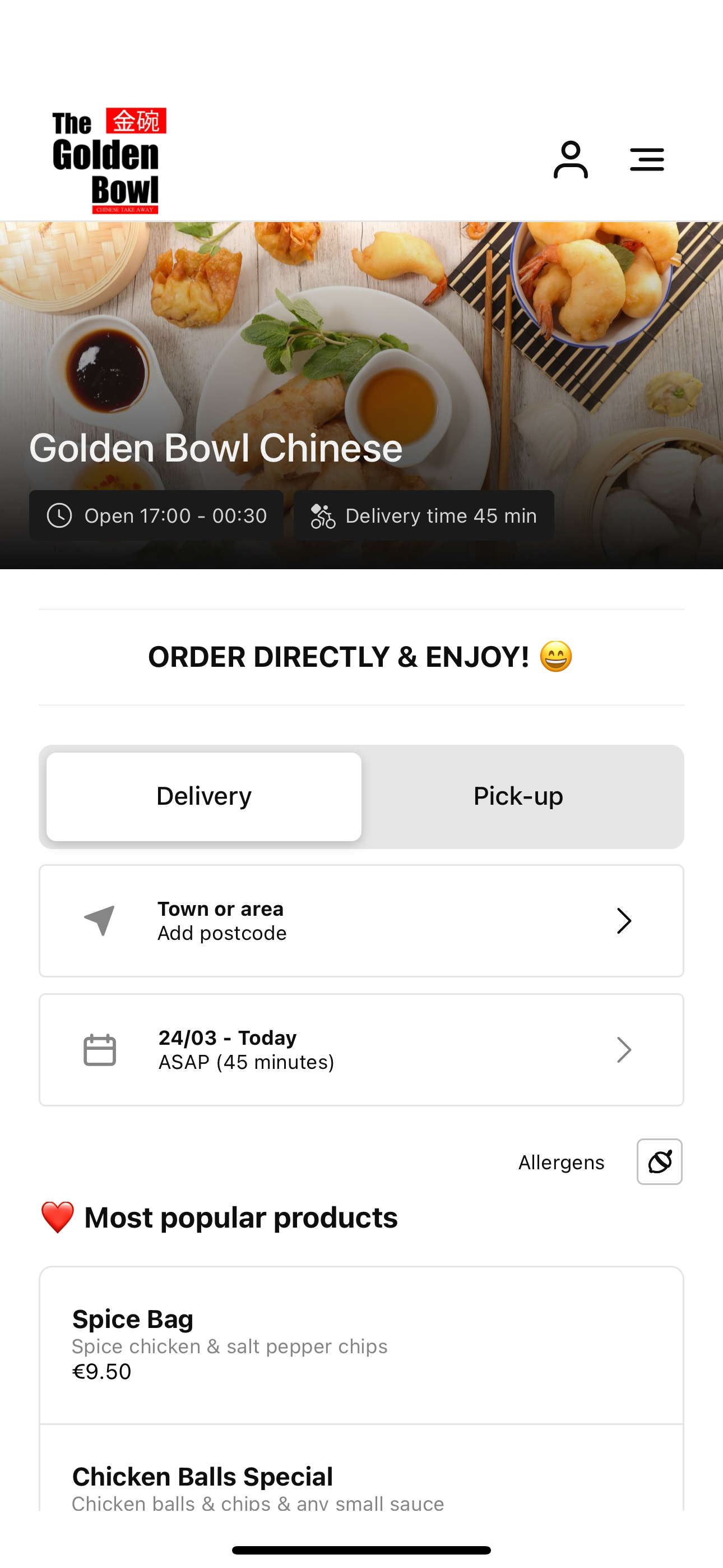 Golden Bowl Chinese Takeaway