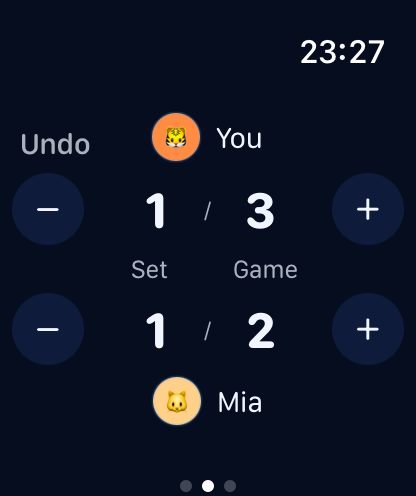 Match On! - Track tennis match