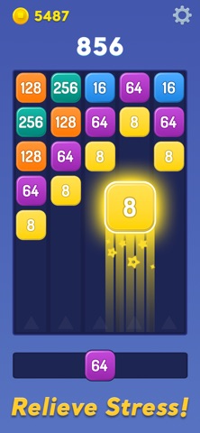 Merge Blocks - Fresh Twist iPhone screenshot