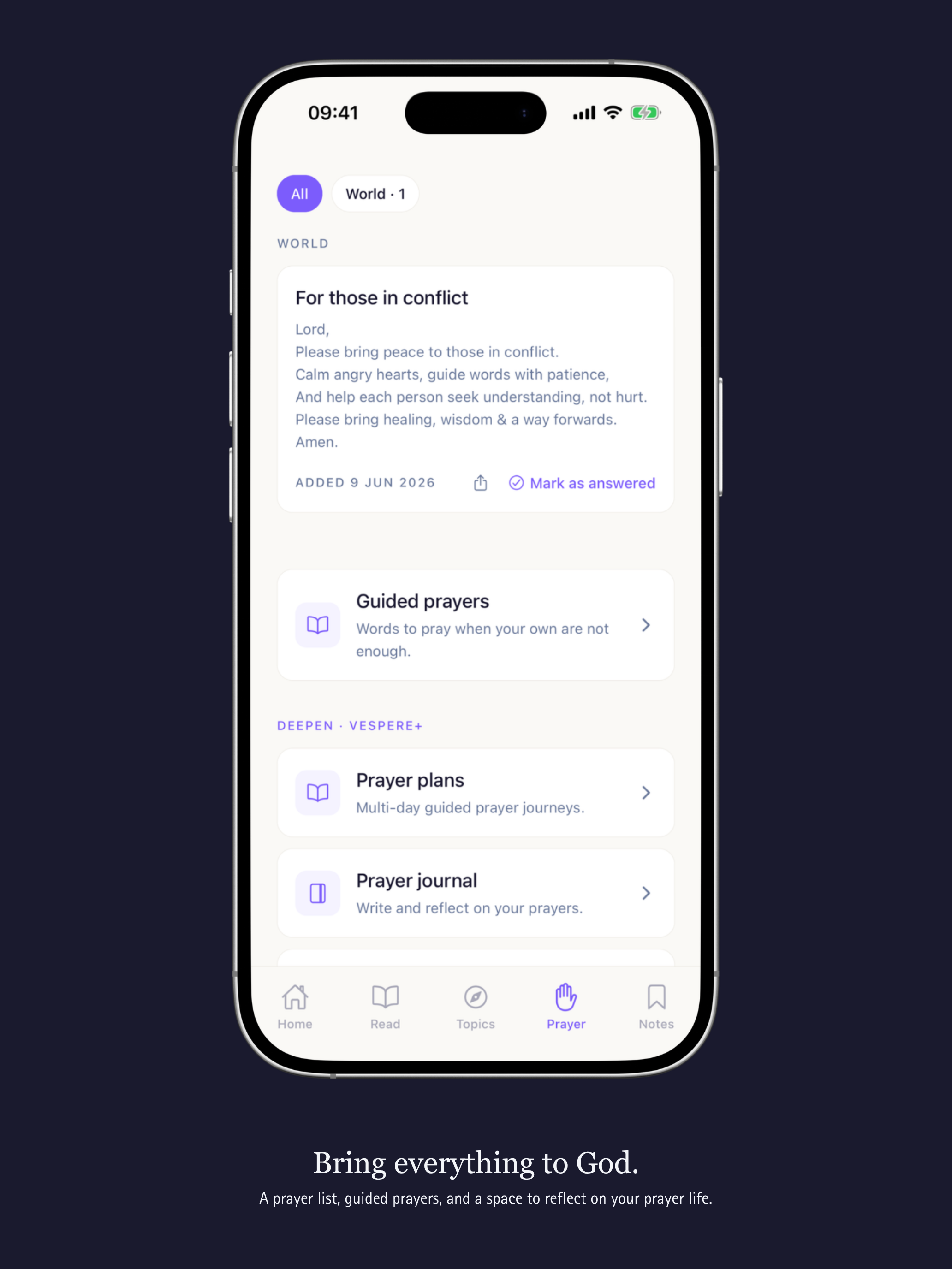 Vespere: Bible & Prayer screenshot 11