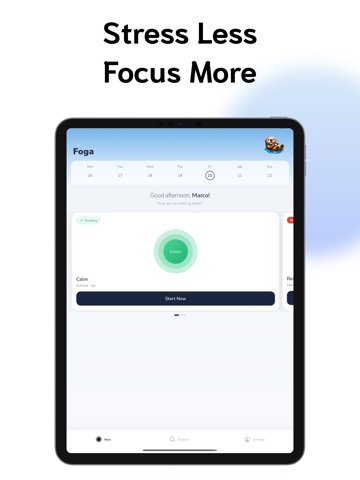 Foga - Breathing Exercises iPad screenshot