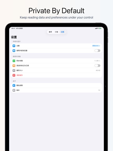 WeaveRead: RSS Feed Reader ipad screenshot 4