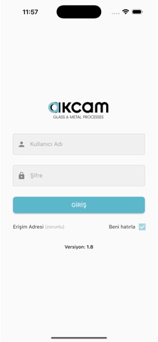 Akcam Glass & Metal Processes screenshot