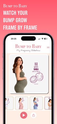 Bump to Baby Photo Slideshow screenshot