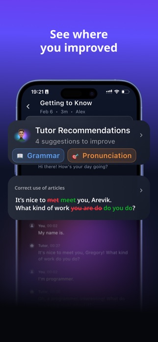 Speakfloe - AI Language Tutor Screenshot 7 of 7