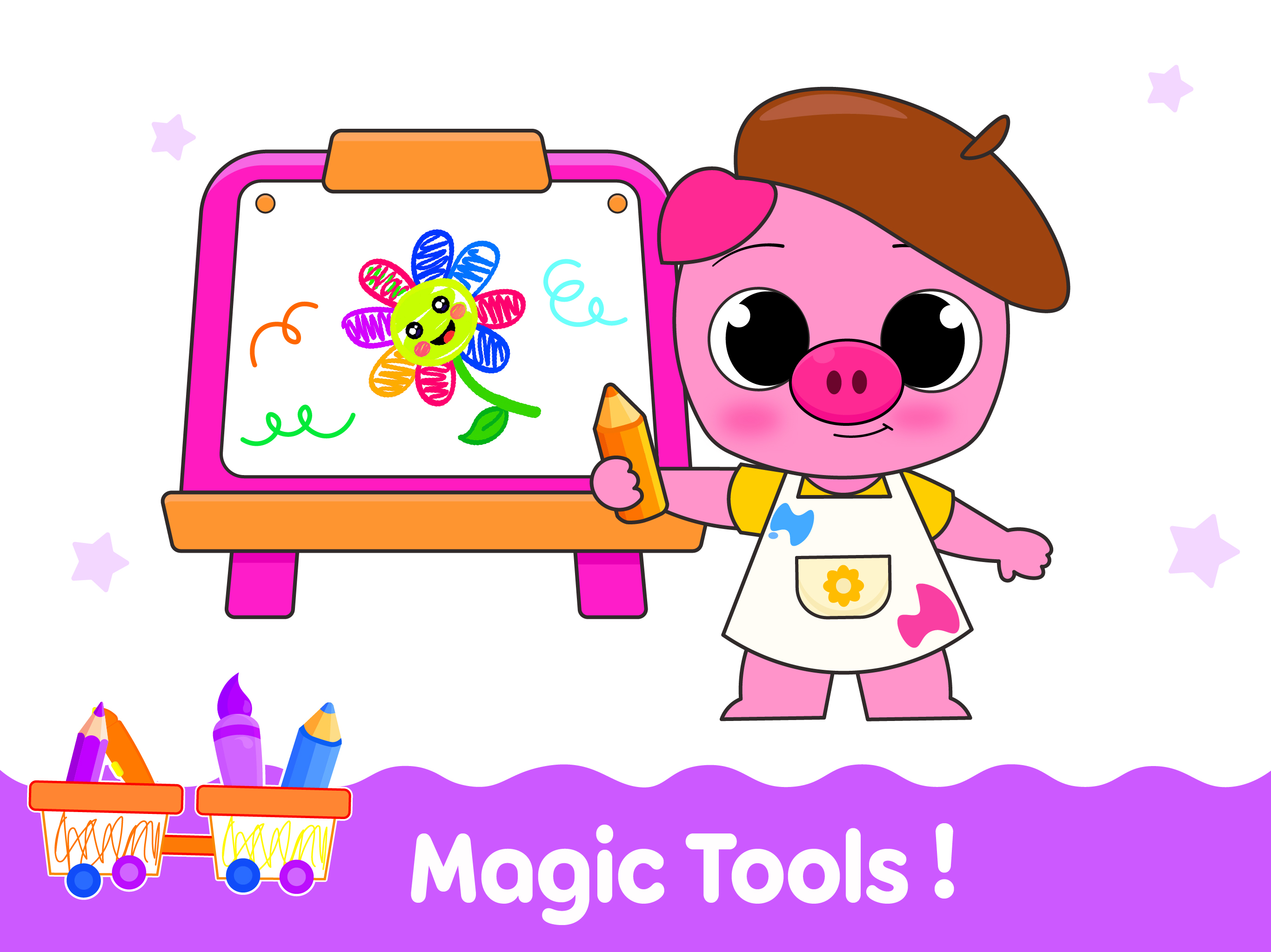 Glitter Coloring book for Kids screenshot 5