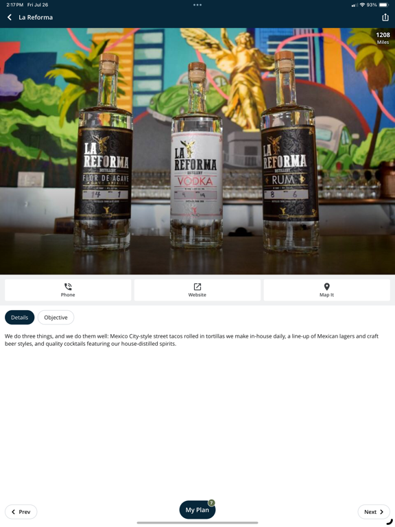 New Mexico Distillery Trail iPad screenshot