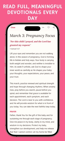 Pregnancy Devotional Daily Screenshot 2 of 7