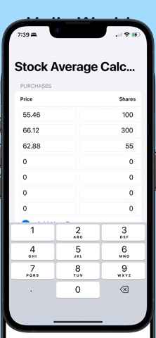 Stock Average Calculators Screenshot 1 of 3