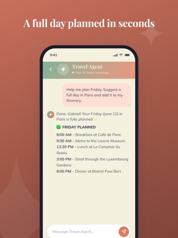 Tragitto: AI Trip Planner iPad screenshot