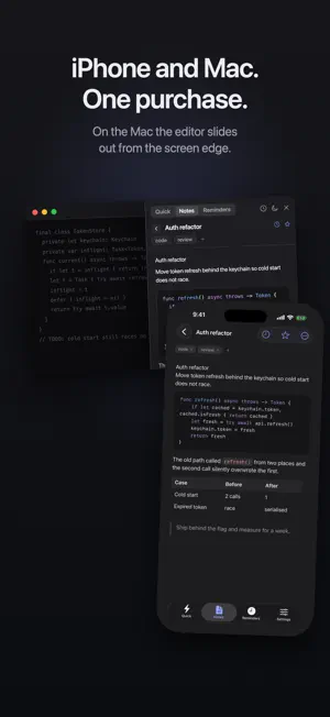 Flyout: Notes, Markdown, Code screenshot 2