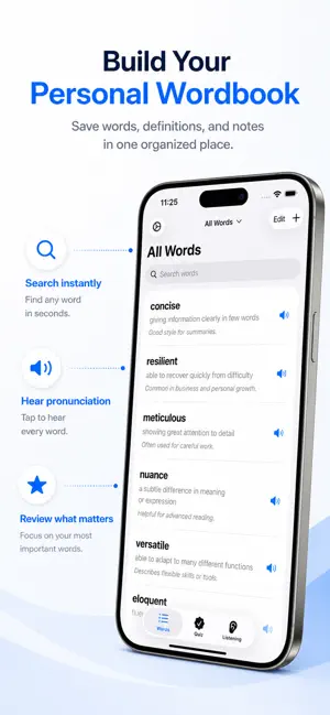 LexiPulse: Frequency Wordbook screenshot 1