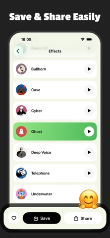 Voice Recorder & Changer App Screenshot 5 of 6