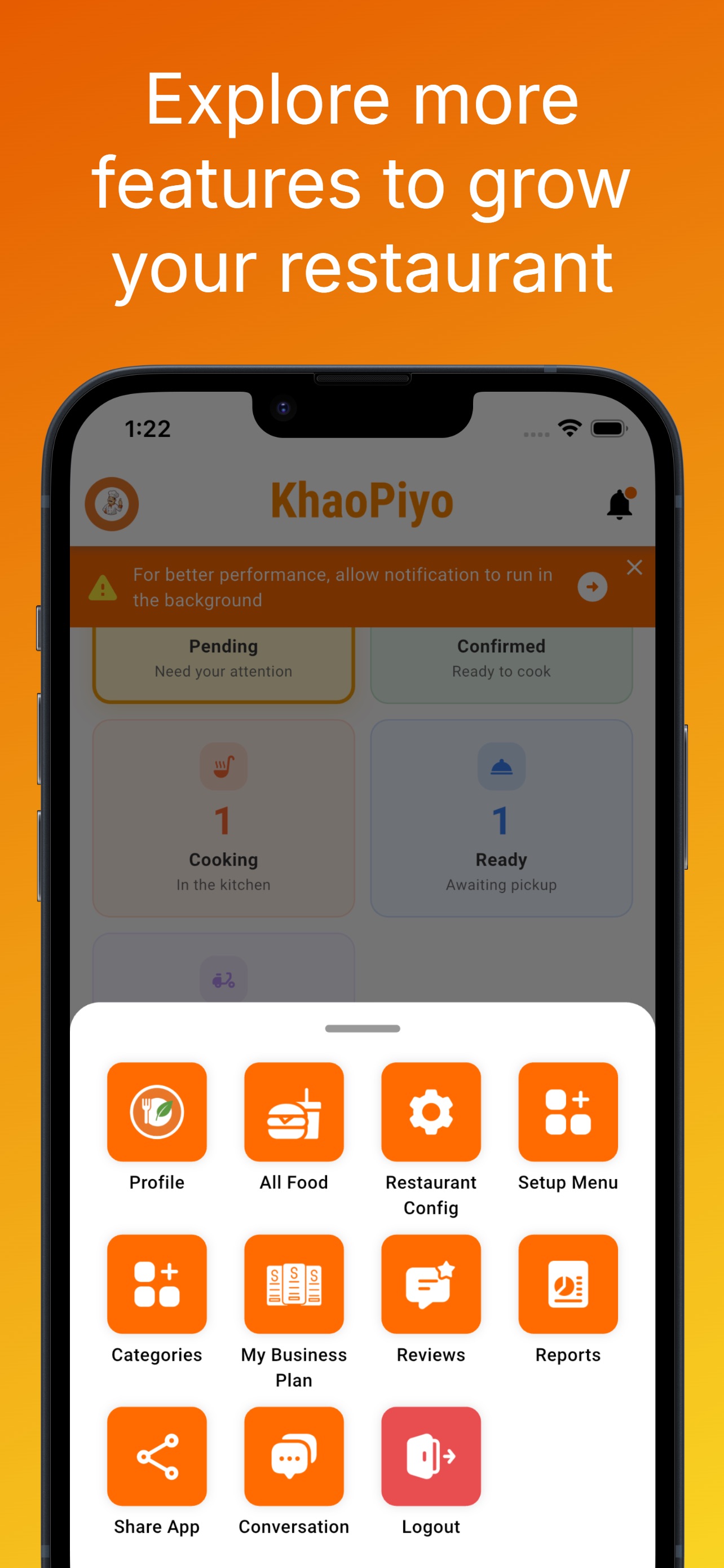 Screenshot 5 of KhaoPiyo Restaurant Partner