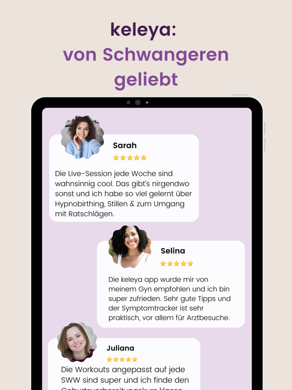 Schwangerschafts-App | keleya iPad screenshot 10