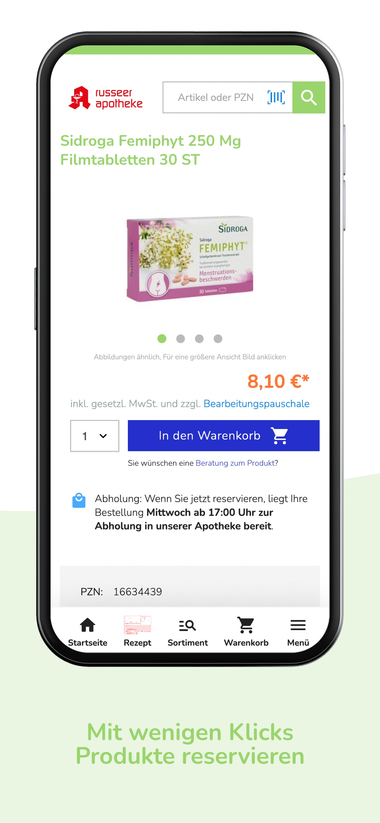 Russeer Apotheke Kiel-Russee screenshot 2