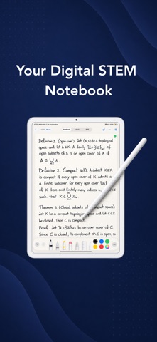 MathWrite Notes iPhone screenshot