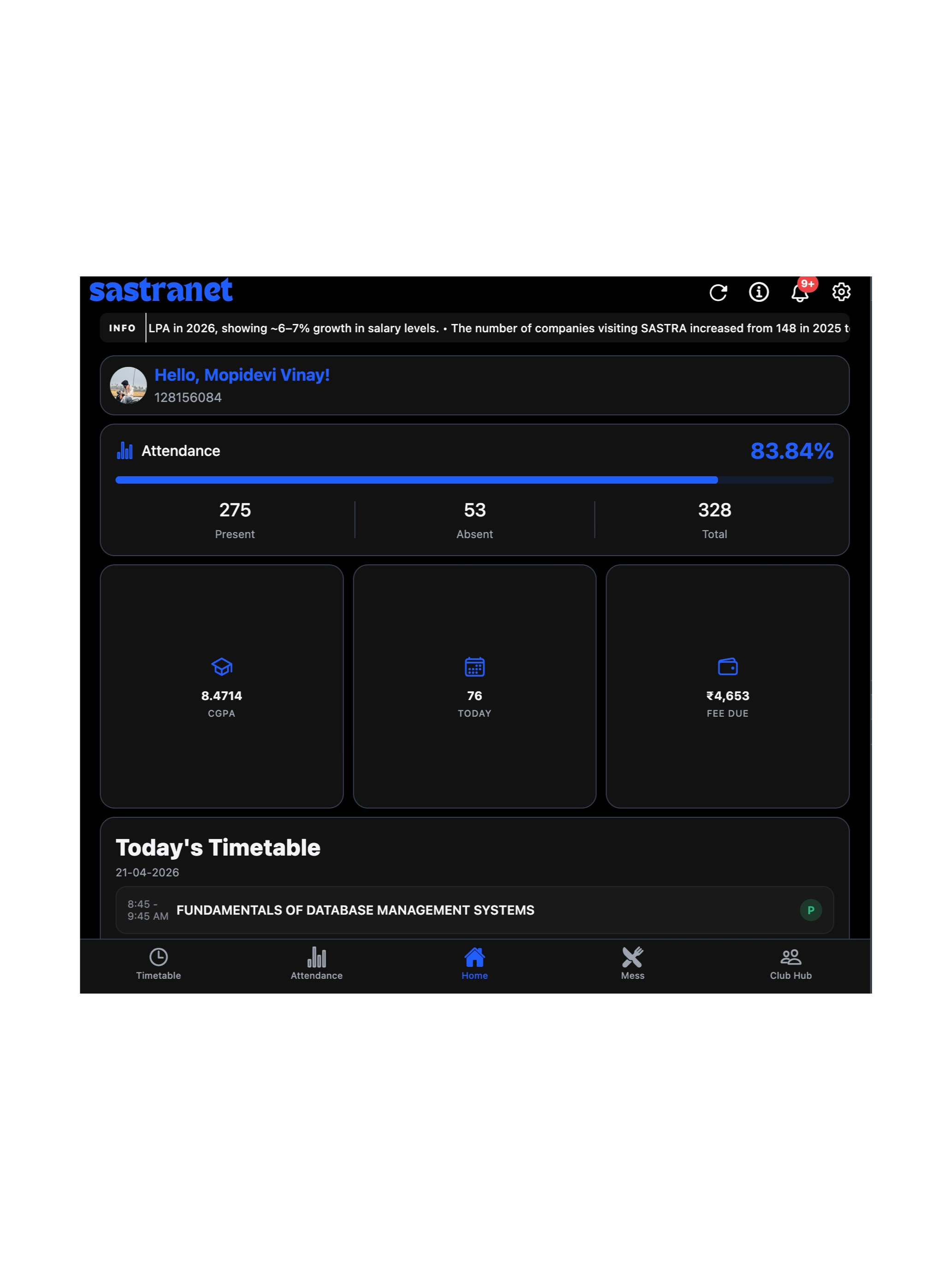 sastranet screenshot 10
